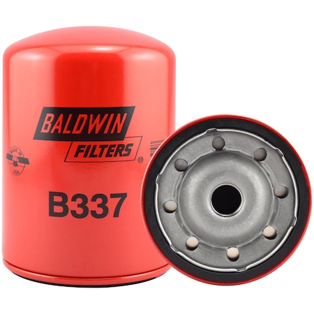 Baldwin Filters Oil Filter, Spin-On, By-Pass B337